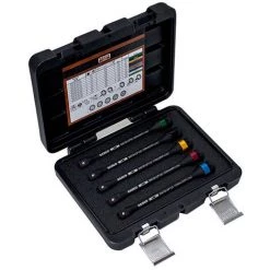 Bahco Coffret De 5 Barres De Torsion 1/2 Conçu Pour Déserrer Les écrous De Roues Avec Une Clé à Choc Sans Dépasser Le Couple Recommandé - BWTB12P5