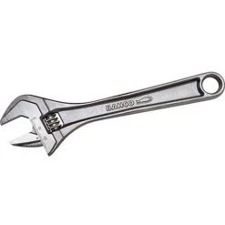 BAHCO Clé à Molette N° 8074/8075CIP, Taille : 18 Pouces, Long. 455 Mm, Cote S/plats 53 Mm
