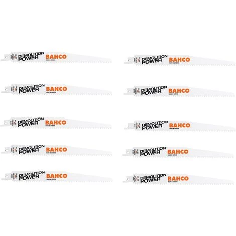 Lame De Scie Sabre Bimétal Bahco 3940-228-5/8-DSL Spéciale Démolition 3 Lame De Scie Sabre Bimétal Bahco 3940-228-5/8-DSL Spéciale Démolition – Image 3