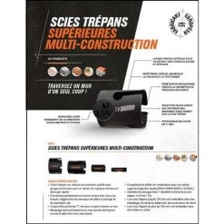 Ensemble De Scie Trépan Bahco 3833 14 Pièces Du 19 Au 127mm Avec Arbre Support Et Adaptateur 5 Ensemble De Scie Trépan Bahco 3833 14 Pièces Du 19 Au 127mm Avec Arbre Support Et Adaptateur -Pas Cher BAHCO Magasin 15020616 3