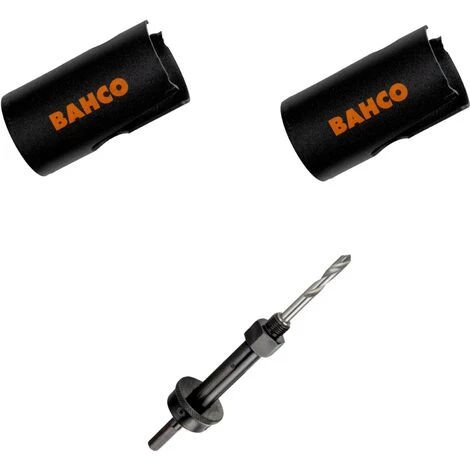 Ensemble De Scie Trépan Bahco 3833 22 Et 25mm Avec Arbre Support 1 Ensemble De Scie Trépan Bahco 3833 22 Et 25mm Avec Arbre Support