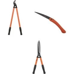 Kit Cisaille P59-25-F, ébrancheur P140-F Et Scie Arboricole PG72 Bahco