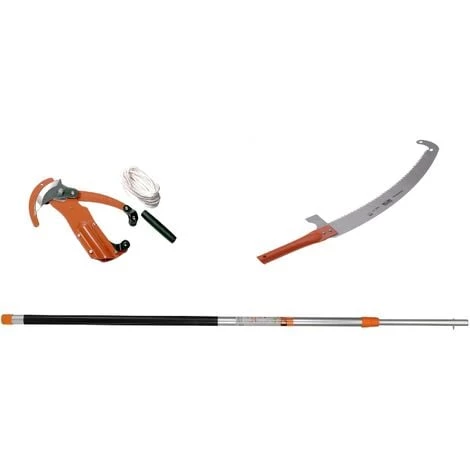 Kit Echenilloir Bahco P34-37 Avec Scie 386-6T Et Perche Télescopique 5 Mètres 1 Kit Echenilloir Bahco P34-37 Avec Scie 386-6T Et Perche Télescopique 5 Mètres