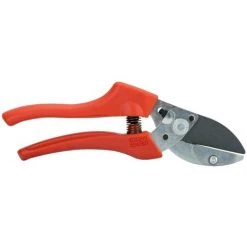 Bahco Sécateurs à Enclume De 25 Mm Avec Poignées En Fibre De Verre, 220 Mm - P39-22