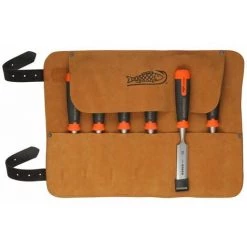Bahco 434-S6-LR - Set Ciseaux à Bois ERGO™ (6pcs) - Incl étui En Cuir