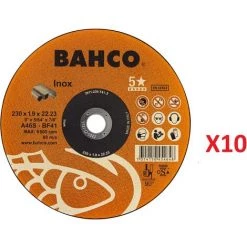 Disque à Tronçonner Pour Acier Inoxydable Bahco 3911-230-T41-I 5 Disque à Tronçonner Pour Acier Inoxydable Bahco 3911-230-T41-I -Pas Cher BAHCO Magasin 25897837 3