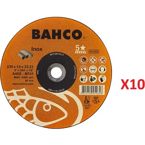 Disque à Tronçonner Pour Acier Inoxydable Bahco 3911-230-T41-I 3 Disque à Tronçonner Pour Acier Inoxydable Bahco 3911-230-T41-I – Image 3