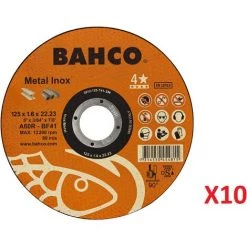 Disque à Tronçonner Pour Acier Inoxydable Et Métal Bahco 3911-125-T41-IM -Pas Cher BAHCO Magasin 25897843 3