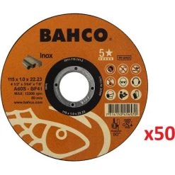 Disque à Tronçonner Pour Acier Inoxydable Bahco 3911-115-T41-I -Pas Cher BAHCO Magasin 25897855 3