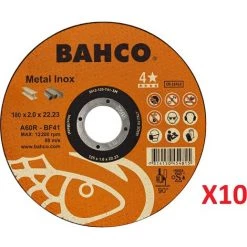 Disque à Tronçonner Pour Acier Inoxydable Et Métal Bahco 3911-180-T41-IM -Pas Cher BAHCO Magasin 25954406 3