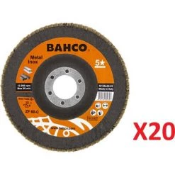 Disque à Lamelles Pour Acier Inoxydable Et Métal Bahco 3926-125IM-C40 -Pas Cher BAHCO Magasin 27862307 3