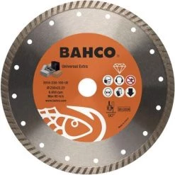 Disque Diamant Utilisation Universelle Bahco 3916-230-10S-UE