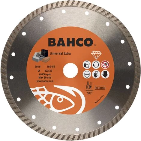 Disque Diamant Utilisation Universelle Bahco 3916-115-10S-UE 1 Disque Diamant Utilisation Universelle Bahco 3916-115-10S-UE