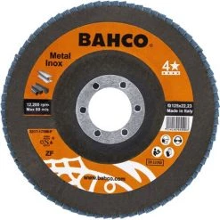 Disque à Lamelles Pour Acier Inoxydable Et Métal Bahco 3927-125IM-P60