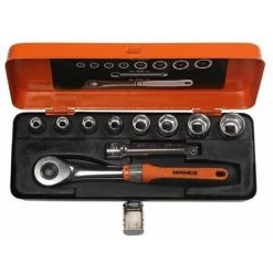 Bahco-jeu De Clés à Douille - 1/2 ``- 10 Pièces