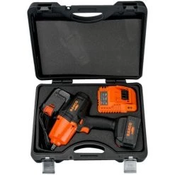 Bahco Kit De Clé à Chocs Sans Fil, Avec Moteur Sans Charbon 18 V Et Carré Conducteur 1/2 - BCL33IW2K1"