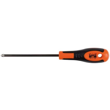 Tournevis à Bouche Pozidriv Manche Bimatériau Tige Ronde Pz2X125 616 Bahco 616-2-125 1 Tournevis à Bouche Pozidriv Manche Bimatériau Tige Ronde Pz2X125 616 Bahco 616-2-125