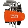 Clé Hexagonale 1,5-10Mm Nickelée Bahco 9 Pcs Be-9878