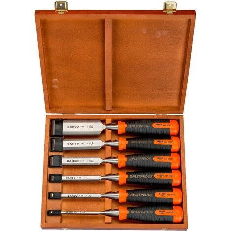BAHCO Coffret De 6 Ciseaux à Bois Anti-fissures 434-S6-EUR 2 BAHCO Coffret De 6 Ciseaux à Bois Anti-fissures 434-S6-EUR – Image 2