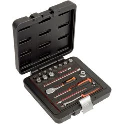 BAHCO Coffret 6821NZ De Cliquet 1/4 Avec 11 Douilles 6 Pans En Pouces