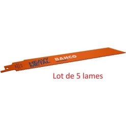 Lot De 10 Lames Scie Sabre Métaux Lourds Bahco 3940-228-14-HST -Pas Cher BAHCO Magasin 39630447 3