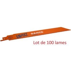 Lot De 5 Lames Scie Sabre Métaux Lourds Bahco 3940-228-8/12-ST