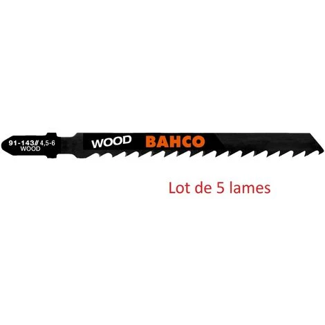 BAHCO Lame De Scie Sauteuse Bois Et Plastique 116mm 8 Dents/pouce Lot De 1 Lamemm 3 BAHCO Lame De Scie Sauteuse Bois Et Plastique 116mm 8 Dents/pouce Lot De 1 Lamemm – Image 3