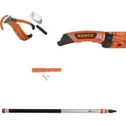 Ensemble Perche Télescopique ATP-200-500 échenilloir P34-37 Scie ASP-AS-C36-JT-M Et Adaptateur Bahco