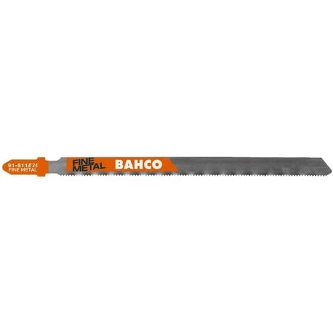 BAHCO Lame De Scie Sauteuse Métaux 76x8x1mm 24 Dents/pouce 1 BAHCO Lame De Scie Sauteuse Métaux 76x8x1mm 24 Dents/pouce