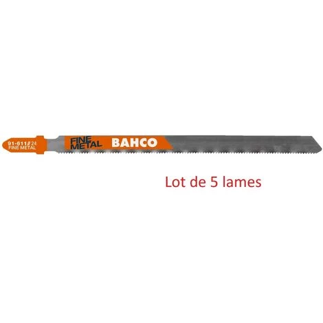 BAHCO Lame De Scie Sauteuse Métaux 76x8x1mm 24 Dents/pouce 3 BAHCO Lame De Scie Sauteuse Métaux 76x8x1mm 24 Dents/pouce – Image 3