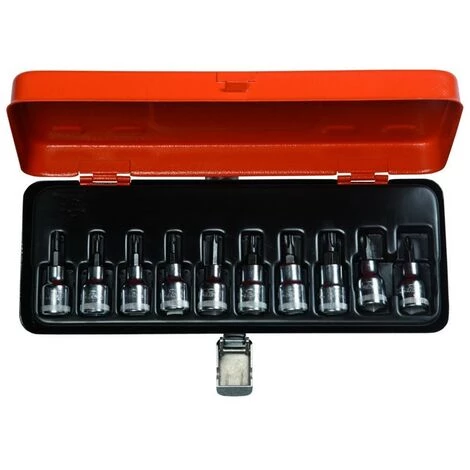 Bahco 7809TORX/10 - Jeu De Douilles Tournevis 1/2" Pour Vis TORX®/Phillips 1 Bahco 7809TORX/10 - Jeu De Douilles Tournevis 1/2" Pour Vis TORX®/Phillips