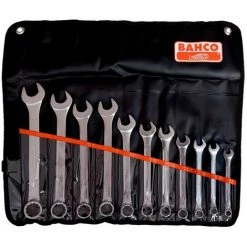 Bahco JEU DE CLÉS À FOURCHE, 11 PCS DANS UN ÉTUI PLASTIQUE, 3/8-1 - 111Z/11T"