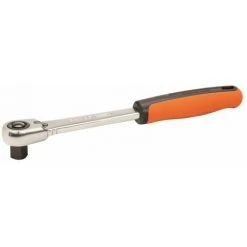 Bahco Cliquet Réversible 1/2 Pouces, 72 Dents, La Tête Mince