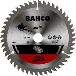 BAHCO Lame De Scie Circulaire 160x20mm Pour Le Bois Avec Scies Plongeantes