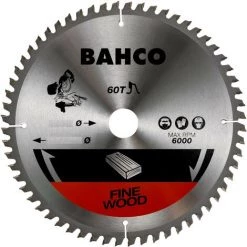 BAHCO Lame De Scie Circulaire 210x30mm 48 Dents Pour Le Bois Avec Scies à Onglets