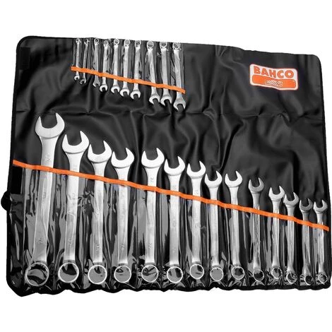 Jeu De Clés Mixtes Plates Métriques Bahco 111M/24T 1 Jeu De Clés Mixtes Plates Métriques Bahco 111M/24T
