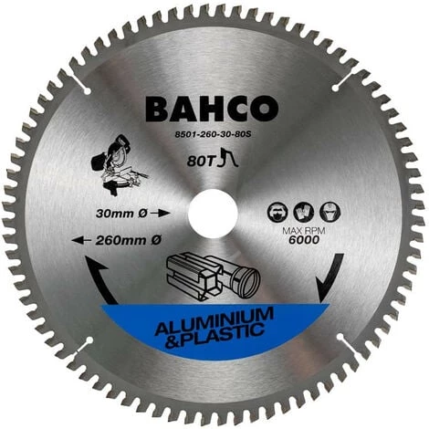 Lame De Scie Circulaire Ø210 Mm 48 Dents Pour Alu Et Plastique - BAHCO 8501-17S 1 Lame De Scie Circulaire Ø210 Mm 48 Dents Pour Alu Et Plastique - BAHCO 8501-17S