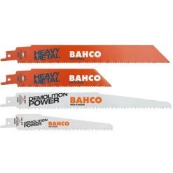 Jeu De Lames De Scie Sabre Bimétal Métaux Lourds Et Démolition (5 Pcs) - BAHCO 3940-HDD-SET-5P