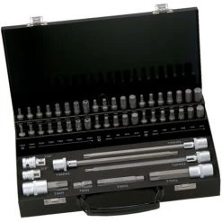 Bahco Coffret De Douilles Et Embouts 6 Pans, XZN Et Torx, 49 Pièces - BE5049T