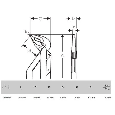 Pince Multiprise Professionnelle Bahco 8224 IP 2 Pince Multiprise Professionnelle Bahco 8224 IP – Image 2