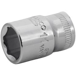 Douille 1/4'' Avec Profil 6 Pans 5mm Finition Polie Bahco 6700SM