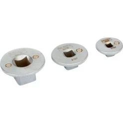 Lot De 3 Adaptateurs Plats Pour Carré 1/4, 3/8 Et 1/2 Bahco 8967/S3