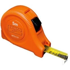 Bahco MTG-3-16 - Mètres Rubans Courts Avec Bouton De Verrouillage Positif