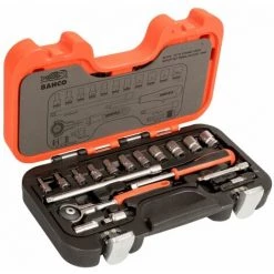 BAHCO 1/4 Ensemble De Tête Conjointe, 65 Parties | SW65