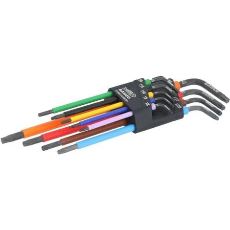 Jeu De 9 Clés Mâles Torx Bahco C1997TORX/9P 1 Jeu De 9 Clés Mâles Torx Bahco C1997TORX/9P
