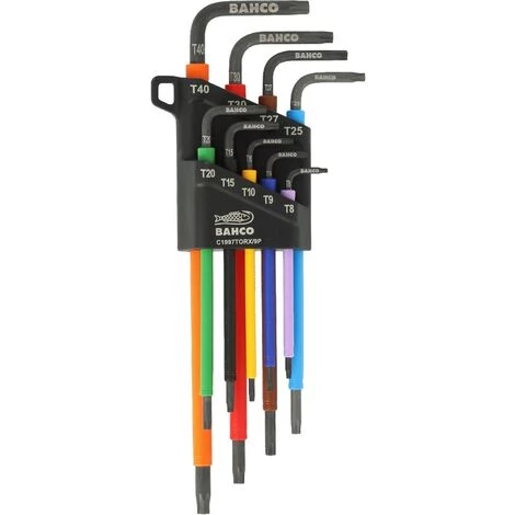 Jeu De 9 Clés Mâles Torx Bahco C1997TORX/9P 2 Jeu De 9 Clés Mâles Torx Bahco C1997TORX/9P – Image 2