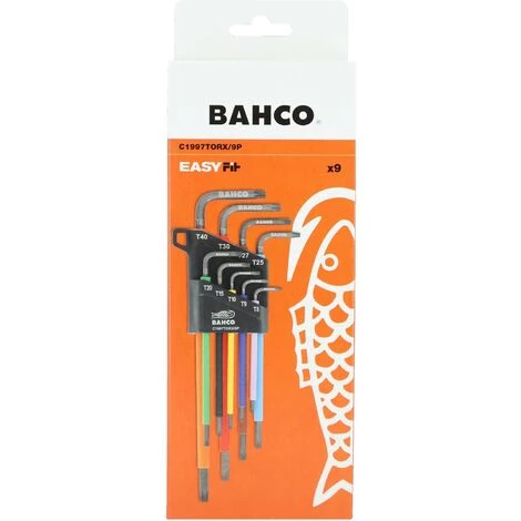 Jeu De 9 Clés Mâles Torx Bahco C1997TORX/9P 3 Jeu De 9 Clés Mâles Torx Bahco C1997TORX/9P – Image 3