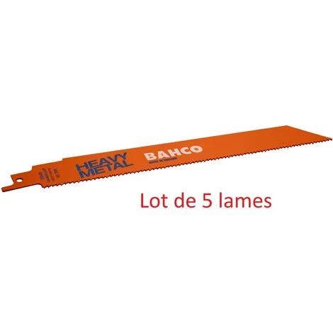 Lot De 10 Lames Scie Sabre Métaux Lourds Bahco 3940-228-18-HST 2 Lot De 10 Lames Scie Sabre Métaux Lourds Bahco 3940-228-18-HST – Image 2