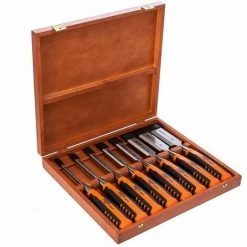 Bahco 424-P Lot De 8 Gouges De Sculpteur Biseautées Coffret En Bois BAH424PS8 (Import Grande Bretagne) -Pas Cher BAHCO Magasin 68790051 5