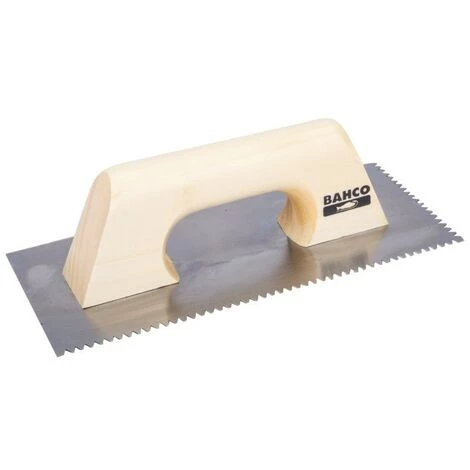 BAHCO - Platoir, Dents Triangulaires Striées En Acier Carbone Et Poignée Bois, 270x115mm 1 BAHCO - Platoir, Dents Triangulaires Striées En Acier Carbone Et Poignée Bois, 270x115mm